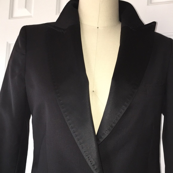 STELLA MCCARTNEY H&M black tuxedo like blazer euc